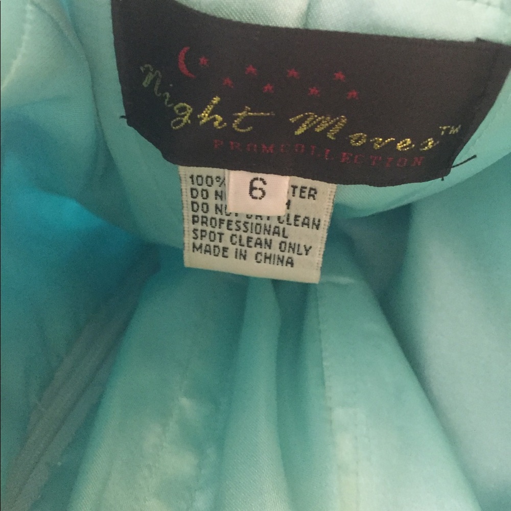 BLUE PROM DRESS - Picture 7 of 8